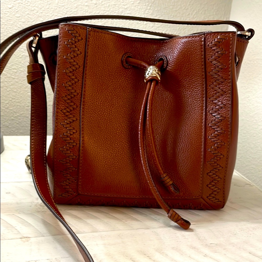 Brighton Interlock Crossbody leather handbag